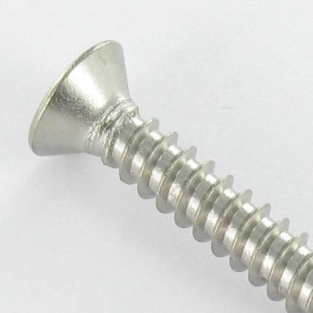1 x Gevindvalse skrue Ukrænkelig forsænket hoved SNAKE EYES 3,5X25 Rustfrit stål A2