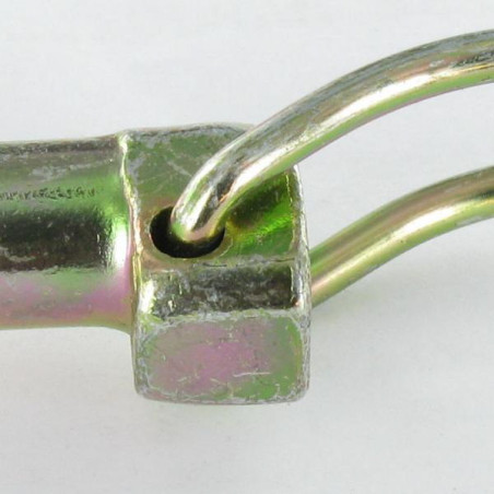 1 x Stift 6X45 for RÃ¸r gul zink