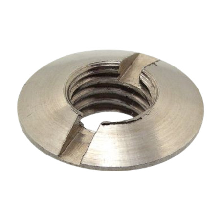 1 x Verzonken splitmoer M3 Rustfrit stål A4