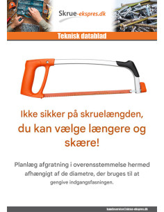 Vis m-hastighed panhoved kærv M5X16 polyamid 6.6 naturlig... 2