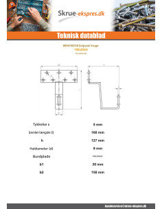 Krog TEGN SOLAR 150X50X5 Rustfrit stål A2 2