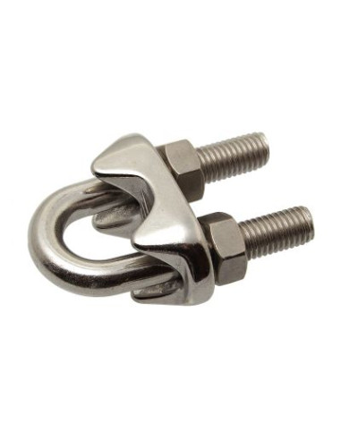 1 x Kabelklemme Rustfrit stål A4 for Blødt...