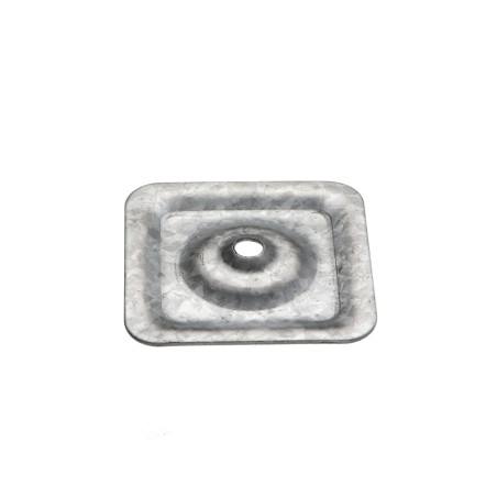 1 x Tætningsplade 40X40 hul 7 modstandsdygtig mod korrosion varmgalvaniseret stål