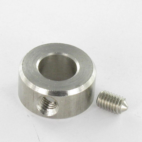 1 x Stopring med skrue diameter Indvendig 60 Rustfrit stål A2