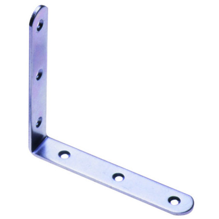 1 x Monteringsvinkel Lang 90 120X20X3 elforzinket stål