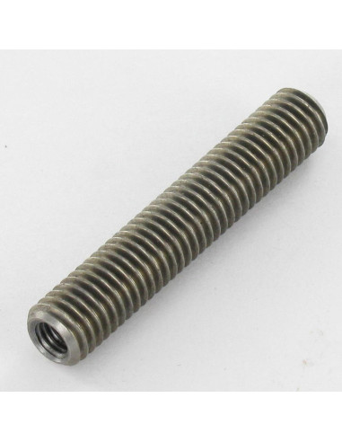 1 x Gevind Rå stål M8X45 boret og tappet M5/15