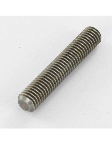1 x Gevind Rå stål M8X45 boret og tappet M5/15