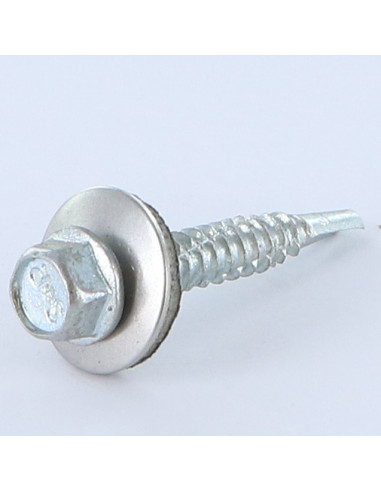 1 x Selvborende skrue Bimetal Stål / Rustfrit...