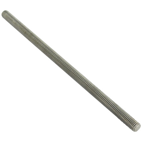 1 x Gevindstang M18 længde 1 meter Rustfrit stål A2