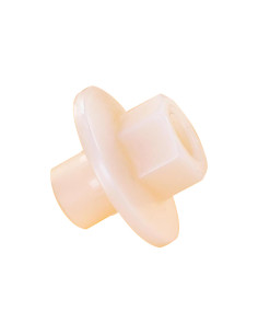 Møtrik Skulder M12 naturlig nylon