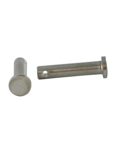 Stift fladt hoved 6X15 perforeret 2,5 Rustfrit stål A4