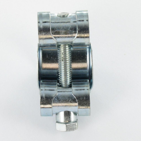 1 x Klemme til tykt og forstærket rør Stål zink W1 diameter 80 to 85