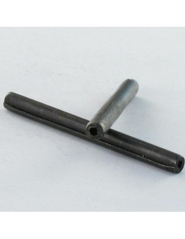 1 x Stift SPIRALFORMET Rå stål 4X45