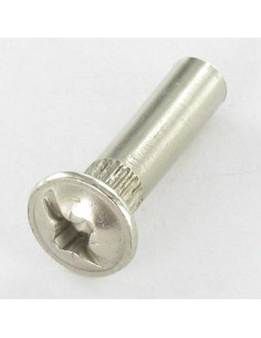 Møtrik binder Split POZI M4X15 5X20 nikkelbelagt stål