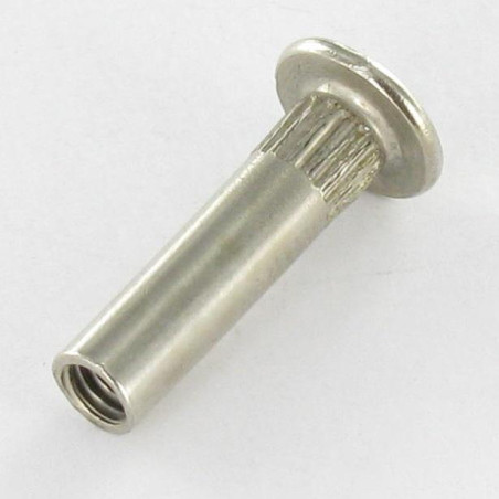 1 x Møtrik binder Split POZI M4X15 5X20 nikkelbelagt stål
