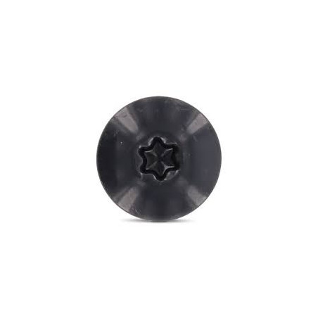 1 x Facade skruer T20 4,8X32 Hoveddiameter 12.3 Rustfrit stål A2 RAL7016 antrasit grå