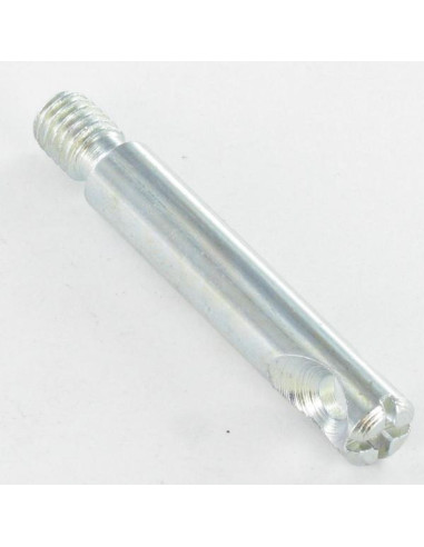 1 x Stift kærv M6 7X45 elforzinket stål
