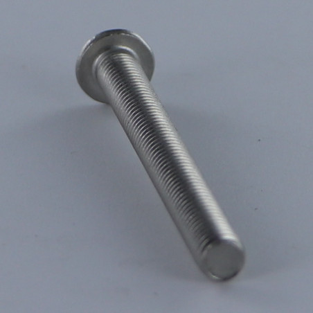 1 x Vis m-hastighed hoved Pan hoved T55 M12X45 Fuld trÃ¥d Rustfrit stål A2