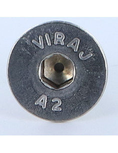 Vis m-hastighed Rustfrit stål A2 Fladt forsænket... 2
