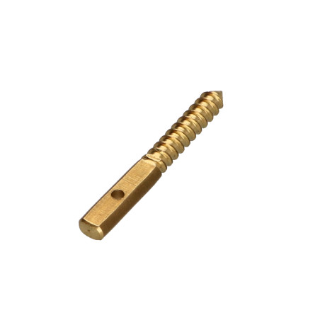 1 x LYKKE Messing 4X35 for Skrue 2,5