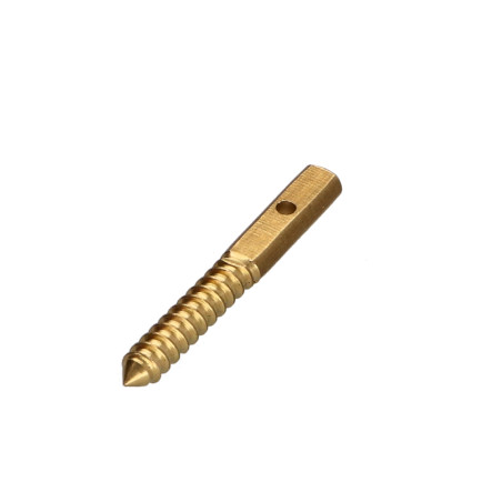 1 x LYKKE Messing 4X35 for Skrue 2,5