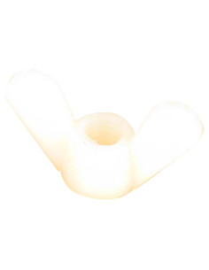 Vingemutter naturlig nylon M4