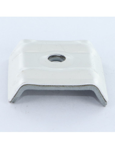 1 x Vandtæt krampe 40X25 Aluminium RAL9002 grå...