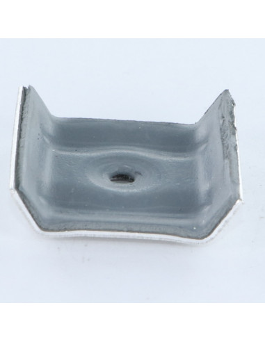 1 x Vandtæt krampe 40X25 Aluminium RAL9002 grå...