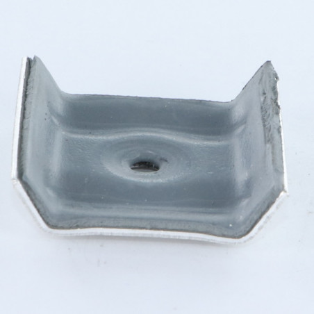 1 x Vandtæt krampe 40X25 Aluminium RAL9002 grå hvid