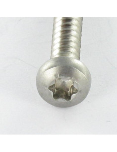 Gevindvalse skrue bred kuppelformet hoved 4,2X35 Rustfrit... 2