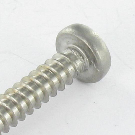 1 x Gevindvalse skrue bred kuppelformet hoved 4,2X35 Rustfrit stål A2 T20 pilot ende
