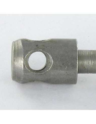 1 x Akse elforzinket stål lang M8X60 trin 150