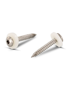 Gevindvalse skrue panhoved T15 + Skiver Nylon 3,9X22...