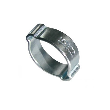 1 x Slangeklemme to vinger diameter 34 to 37 Stål zink W1
