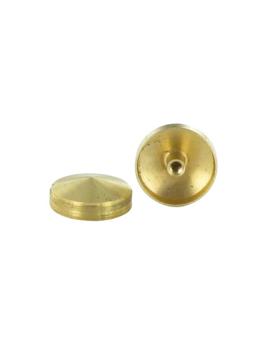 1 x Rosette kegleformet Messing 20 gevind...