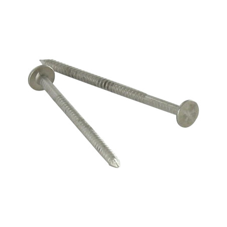 1 x Kg søm Ring fladt hoved 70 diameter 2.7 Rustfrit stål A2