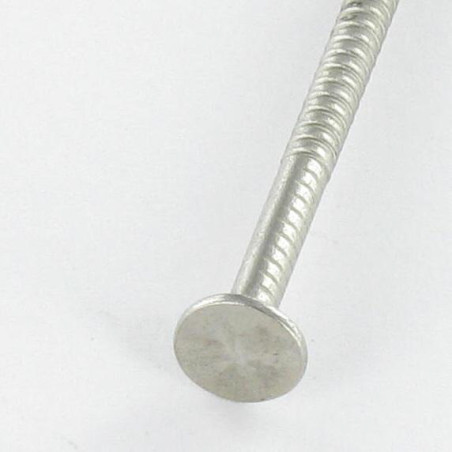 1 x Kg søm Ring fladt hoved 70 diameter 2.7 Rustfrit stål A2