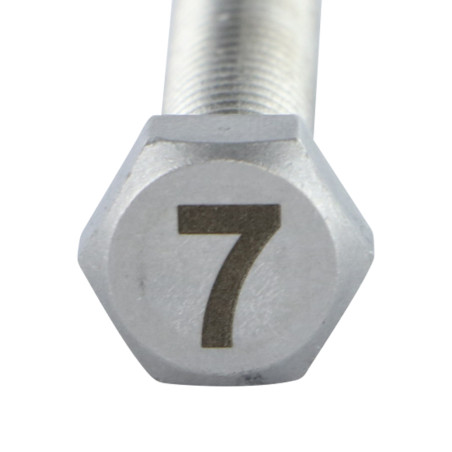 1 x Vis m-hastighed Sekskantet hoved 8X35 Rustfrit stål A4 Indgravering FIGUR 7