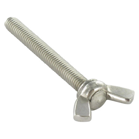 1 x Skrue vinger M8X30 amerikansk form Rustfrit stål A2