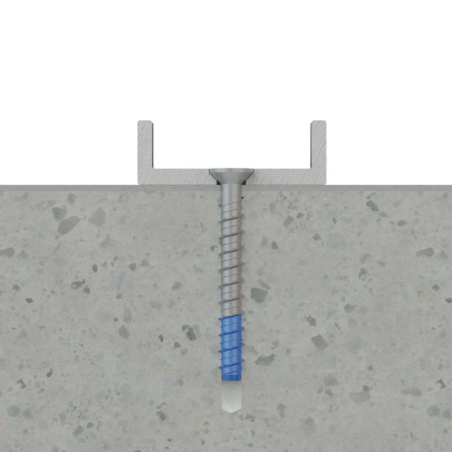 1 x Skrue til beton forsænket hoved TORX T45 8X120 Bimetal