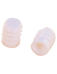 Møtrik to HIT naturlig nylon M6 10X9.2