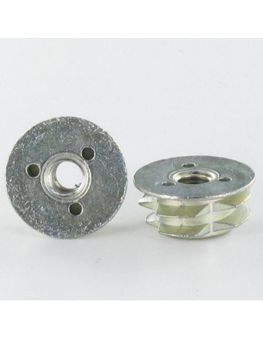 1 x Møtrik M5 16X7 zink legering