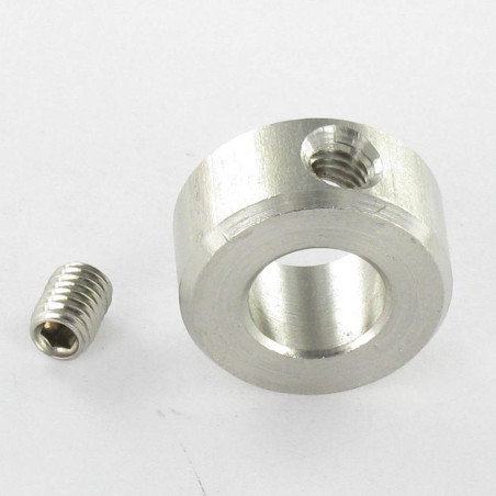 1 x Stopring med skrue diameter Indvendig 35 Rustfrit stål A2