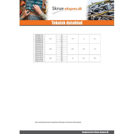1 x Aranlock med låg 7 hætte 16 Rustfrit stål A2