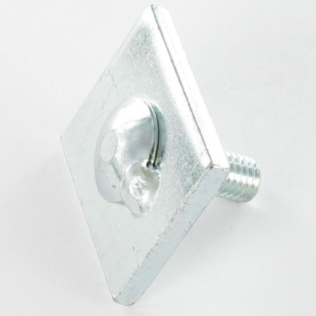 1 x BROCHURE 40X32X5 + Vognbolt 8X25 elforzinket stål