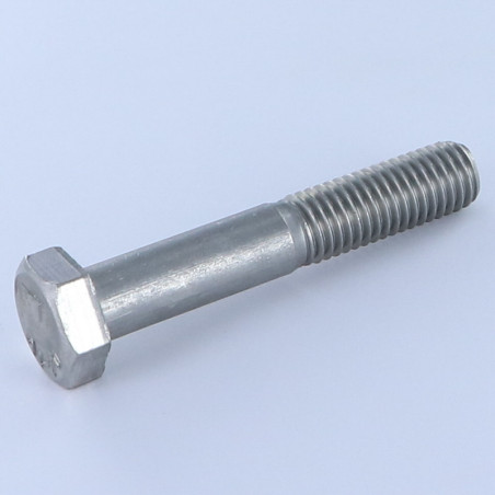 1 x Bolt deltråd Sekskantet hoved M18X80 Rustfrit stål A4
