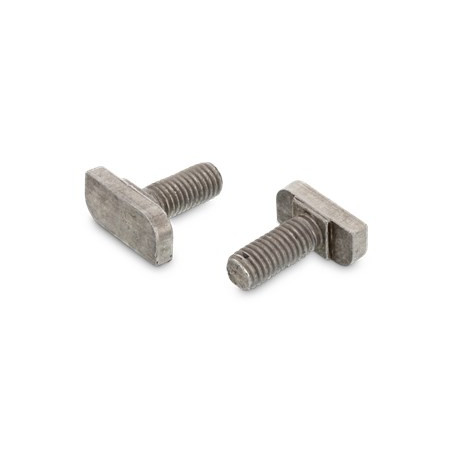 1 x Vis m-hastighed hammer hoved 10X10X4 M8X20 Rustfrit stål A2 til 28/15 profiler