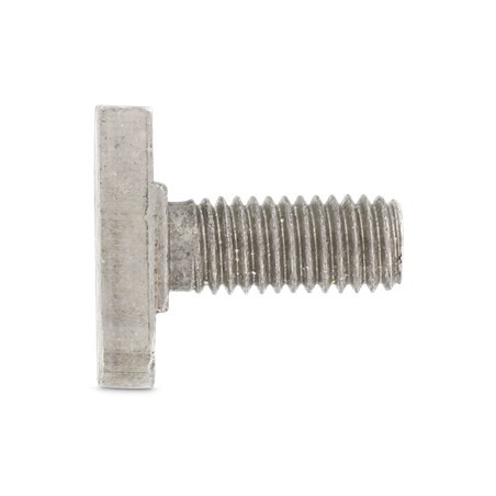 1 x Vis m-hastighed hammer hoved 10X10X4 M8X20 Rustfrit stål A2 til 28/15 profiler