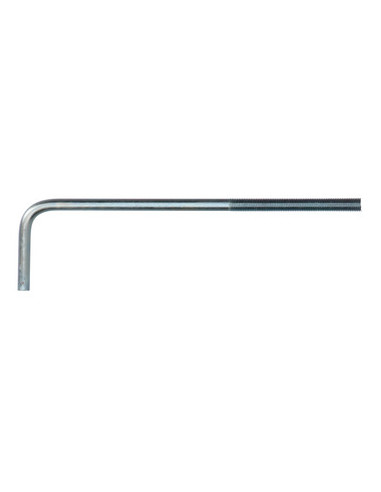 1 x Hængsel metal lang længde M16X450 Gevind...