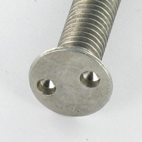 1 x Vis m-hastighed Ukrænkelig forsænket hoved SNAKE EYES M6X16 Rustfrit stål A2